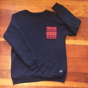 Krochet kids crew neck black sweater men’s large